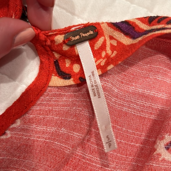 Free People ruffled romper - Picture 3 of 4